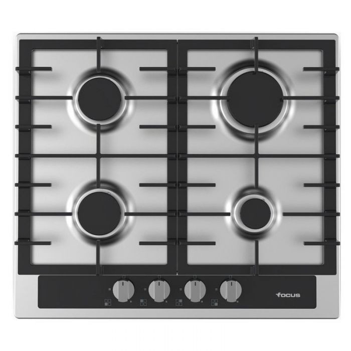 Plaque encastrable - 4 Feux - 60cm - Inox - F402X - Garantie 2 Ans
