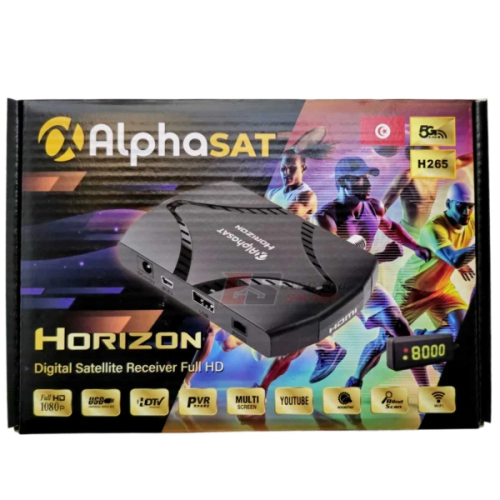 Récepteur Alphasat HORIZON + ABONNEMENT 24 MOIS